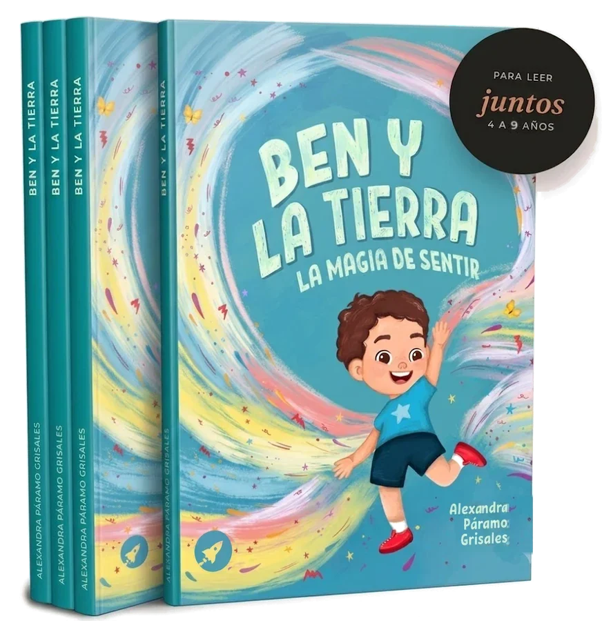 Varios ejemplares de «Ben y la tierra, la magia de sentir»